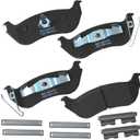 Bendix Premium SBC1109 Ceramic Rear Brake Pads for Ford Explorer 2010-2006, Explorer Sport Trac 2010-2007, Jeep Wrangler 2006-2004, Mercury Mountaineer 2010-2006
