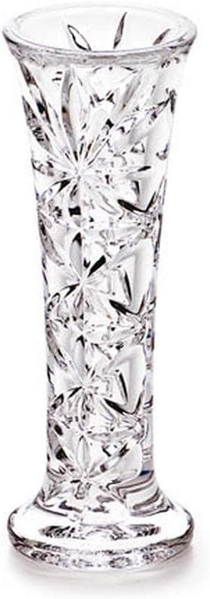 6" Height Clear Plastic Bud Vase Glass Like,Crystal Acrylic Vase for One Rose Break-Resistant #2022