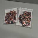 2 x Stretchy Scrunchie Lanyard for ID Badges Keys, Cute Teacher Lanyard for Women with 2 Card Holders 19.6 Inch
