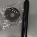 Stainless Shower Arm Extension Wall Mount Shower Arm for Bathroom, Black Cooper Color, 6" Length of Pipe