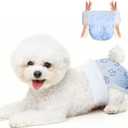 Disposable Dog Diapers Count Absorbent Soft Puppy Doggie Diapers for Female Dogs with Stretchy Waist Puppy Diaper in Heat Period Excitable Urination (S 30PCS)
