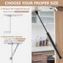 Gas Struts 20in 40Lbs/178N Prop Shock Lift Springs Rod Struts for Camper Rear Window Tonneau Cover Lift Supports Struts for C16-08316 C160816, 2PCS