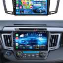 [8 Core + 64GB] Car Radio for Toyota RAV4 2013-2018: 10.1 Inch HD Touchscreen RAV4 Stereo Support Wireless Carplay Android Auto Bluetooth 5G Wi-Fi AM FM GPS SWC DSP Mirror Link Backup Camera