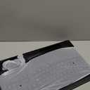 Wireless Keyboard and Mouse Combo, 2.4G Full Size Wave Keys Ergonomic Keyboard with Wrist Rest and 3-Level DPI Adjustable Wireless Ergonomic Mouse for Windows, Mac OS Desktop/Laptop/PC(Black)