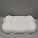 Cloud Pillow, Cloud Neck Pillow, Ergonomic Memory Foam Pillows, Adjustable Cervical Neck Support Pillow with Breathable Pillowcase for Side Back Stomach Sleepers(White)