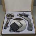 High Pressure Rain Showerhead Combo, 2026 Magnetic Shower Head Set with Detachable 8-Mode Handheld Shower Spray, Adjustable Angle Dual Showerhead System with Built-in Magnetic Docking and Power Jets (Chrome)