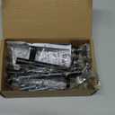 Ravinte 5 Pack 5 Inch Cabinet Pulls Matte Black Kitchen Cabinet Hardware Cupboard Handles with Square Base 5" Length,3" Hole Center