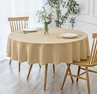 Nova Textured Tablecloth Spill-Proof Wrinkle Free Soft Jacquard Table Cloth for Table Cover, for Dining Room Buffet Banquet Parties Holiday Dinner