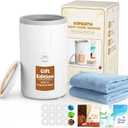 20L Luxury Towel Warmer Gift-Ready Box, Dual Heat, 30/60/90 Min Presets, Stainless Steel Interior, Tip-Over Auto Shut-Off, Includes 12 Fragrance Discs, Perfect Spa Gift for Home & Bathroom (Holiday Version)