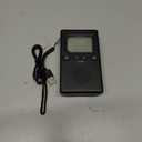 2000mAh Rechargeable AM FM Radio with Bluetooth Portable Transistor Pocket Radio with Best Reception Digital Tuning, Flashlight,LCD Screen,Earphone Jack, Sleep Timer and Alarm Clock for Jogging (Black)