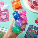 JOYIN 30 PCS Valentine's Day Sensory Stress Balls with Cards, Anxiety Relief for Adult, Valentine's Party Favors, Gift Exchange Rewards