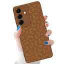 tharlet Compatible with Samsung Galaxy S26 Case, Cheetah Print Brown