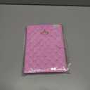 Changjia for iPad 9.7 Inch 6th/5th Generation 2018/2017 Case,iPad air 2/Air with Pencil Holder,Cute Crown Girly Diamond Elegant PU Leather Smart Auto Sleep/Wake Stand Protective Case for iPad 9.7,Pink