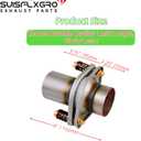 Exhaust Flex Spring Flanges 100% 409L Stainless, Spring Joint For Aftermarket (2.5"X6")
