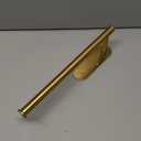 VAEHOLD Adhesive Paper Towel Holder Under Cabinet Wall Mount for Kitchen Paper Towel, Paper Towel Roll Holder Stick to Wall, Stainless Steel (Gold)