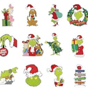 Christmas Refrigerator Magnets Christmas Decorations - Christmas Fridge Car Garage Door Magnetic Stickers - Xmas Magnet Decals for Home Kitchen Christmas Decorations Indoor Outdoor Party Supplies