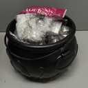 Witch Pot Halloween Decoration, Light up Transparent Balls to Decorate Witch Bubble Pot, Halloween DIY Kitchen Table Decoration Set