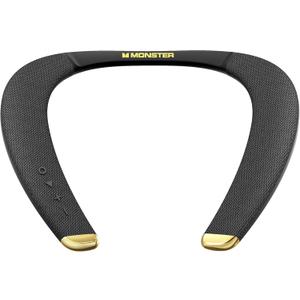 Monster Boomerang Petite Neck Speaker, Neckband Bluetooth Speaker Wireless, aptX High Fidelity 3D Stereo Sound, Low Latency, Built-in Mic,15H Playtime, IPX6 Waterproof Speaker for Home Outdoor