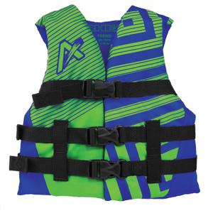 Airhead Trend Life Jacket, Coast Guard Approved, Men's, Women's and Youth Sizes (Blue and Green)