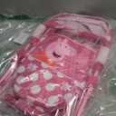 Peppa Pig: 19 Piece Doll Sleep N' Play Set - Pink & White Dots Travel, Feed, Includes Half Folding Stroller, Bouncer, Highchair, Matching Diaper/Handbag, for Kids Ages 3+