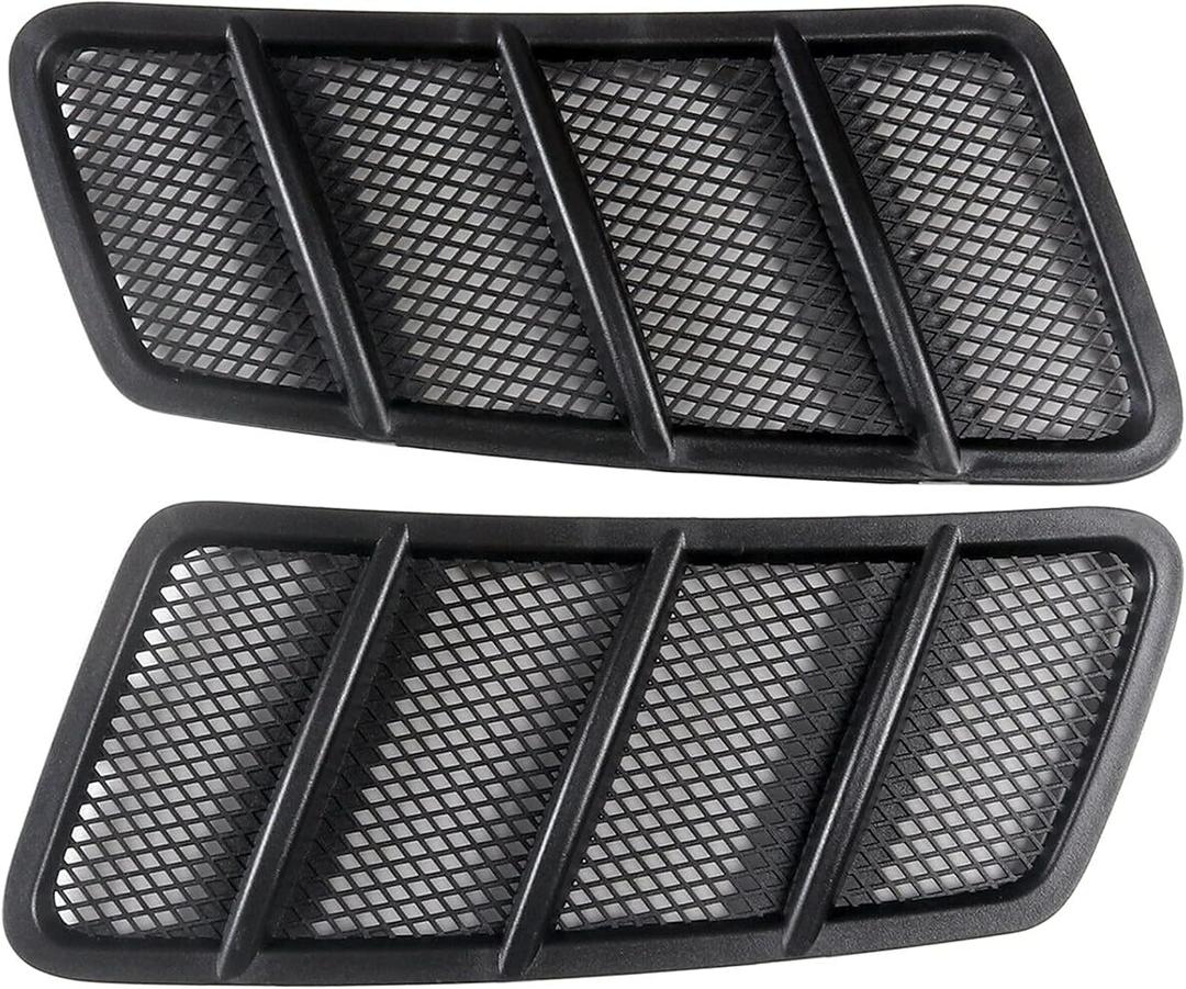 1668800105 1668800205 Pair Front Hood Vent Air Grille Cover for Mercedes Benz W166 ML GL GLE Class GL350 GL450 GL550 GL63 AMG 2013-2016 ML350 ML550 ML63 2012-2015 Hood Air Vent Grille Left and Right
