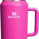 STANLEY Quencher H2.0 Tumbler with Handle and Straw 64 oz | Flowstate 3-Position Lid | Large Capacity for Travel & Sports | Insulated Stainless Steel Cup | BPA-Free | Violet Blossom