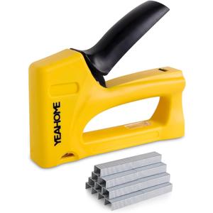 YEAHOME Light Duty Staple, Upholstery Staple with 1000PCS JT 21 Staples of 5/16 inch, Stapler for Wood, Classroom, Crafts, DIY, Decoration