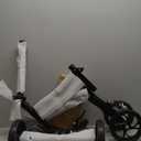 Knee Scooter, 300lbs Capacity, 13" Big PU Seat, All Terrain Foldable Knee Scooter Walker with Bag for Foot Injuries Compact Crutches Alternative (Black)