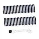 2 Pcs Vacuum Lower Duct Hose Replacement Compatible with Bissell 1/2/3/4/5 Generation Floor Scrubber,Lower Hose Replacements,Vacuum Accessies