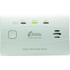 Kidde Carbon Monoxide Detector with 10-Year Battery, 3 LEDs, Replacement Indicator, Test-Reset Button