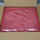 Obstal 2 Pack 8FT RedTable Cloths for Standard Folding Tables - Water Resistant Washable Fabric Polyester Rectangle Table Cover Protector for Wedding, Banquet and Trade Shows, 96L x 30W Inches