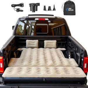 JOYTUTUS 6.5-6.8Ft Truck Bed Air Mattress with Removable Extension,Thickened Inflatable Compact Regular Truck Beds
