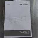 VASAGLE TV Stand for 65-Inch TVs, Entertainment Center with Adjustable Shelf, 58-Inch Long Media Console Table, Transitional Style, for Living Room, Bedroom, Honey Brown ULTV556K01