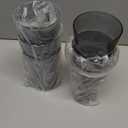 Unbreakable Plastic Drinking Glasses, Set of 6, Shatterproof Drinking Cups, Plastic glass cup,16 oz plastic Tumbler Cups,Dishwasher Safe (Grey)