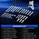 Orion Motor Tech Harmonic Balancer Puller Kit, 49pc Power Steering Pulley Puller Installer Tool Set, Heavy Duty Steering Wheel Puller Tool Kit for Flange Type Gear and Crank Puller