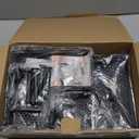 Consumest Corner Shower Caddy Standing - 3-Tier Stainless Steel Shower Organizer with Soap Holder and 4 Hooks, Large Capacity Corner Shelf Stand for Bathroom, Rest Room, Black