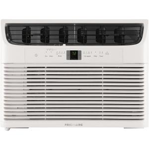 Frigidaire 12,000 BTU Window Air Conditioner with Remote Control, Cools Up to 550 Sq. Ft., Quiet Operation, Eco Mode, 3 Fan Speeds, Auto Restart, White