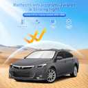 Canvcle Window Shades for 2013-2018 Toyota Avalon Accessories Windshield Sun Shade Side Rear Window Covers Sunshade Sun Visor Shield Privacy Protection for Camping Keep Vehicle Cool Black 8PCS