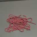 Hicarer 25 Pieces Christmas Plastic Candy Cane 5.9 Inch Christmas Tree Hanging Ornament Decoration Twisted Tree Candy Cane Ornament for Xmas Holiday Party Favor (Red and White)