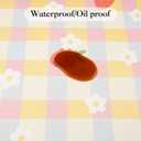 LilyCat Faux Leather Placemats Set of 4, Waterproof Oil-Proof Dining Table Mats for Kitchen, Indoor & Outdoor Heat Resistant Wipeable PU Place Mats, 18 12, Strawberries and Small Flowers