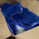 Shag Area Rug for Bedroom 5x8,Blue Fluffy Area Rugs for Living Room,Soft Fuzzy Rug Non-Shedding Indoor Plush Carpet for Bedroom Dorm Home Decor