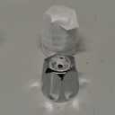 Dreyoo 3 Piece Metal Shower Knob Replacement Compatible with Price/Pfister Verve Tub Shower, Bathtub Faucet Handle Remodel Trim Kit Include 1 Hot 1 Cold 1 Diverter and 3 Screws(Polished Chrome)