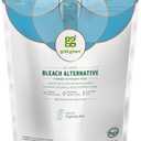 Grab Green Bleach Alternative Pods, 60 Count, Chlorine Free, Fragrance Free, Plant and Mineral Based, Laundry Booster to Brighten Whites, Removes Stains, Neutralizes Odors