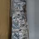 AX WABER Universal TV Stand, Table Top TV Stand Base Wobble-Free Replacement for Most 24 to 80 Inch LCD LED TVs, 7 Height Adjustable TV Legs Hold up to 150lbs, Max VESA 800x500mm, Black AX10TB02