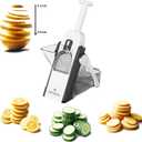 ONCE FOR ALL Safe Mandoline Slicer For Kitchen, Professional Vegetable Slicer For Food Potato Slices, Thickness Adjustable 0.1-8 mm Kitchen Artifact Fast Meal Prep