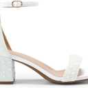 DREAM PAIRS Womens Low-Chunk Low Heel Pump Sandal 8.5