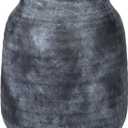 Briful Ceramic Flowers Vase Home Decor, Kitchen Dining Farmhouse Table Vases, Rustic Vintage Living Room Bathroom Bedroom Decorations for Office Coffee Desk Fireplace Shelf Mantel (8.3 Tall) (Lightslategray)