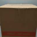 Extra Large White Lamp Shades Set of 2 Natural Linen 16" Top X 16" Bottom X 12" Height Lampshade Fits for Home Bedroom Living Room Decor Easy Assembly Required Lamp Shade Holder Included Spider Fitter