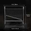 Pendulum Wave Physical Science Desktop Decoration:12 Balls,Not Newton's Cradle,Huygens Pendulum Principle