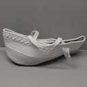 luxury little Diaper Caddy Organizer, Large Cotton Rope Nursery Baby Basket, Changing Table Organizer for Baby Diaper Storage, Portable Car Organizer Removable Divider (Off White, Large)